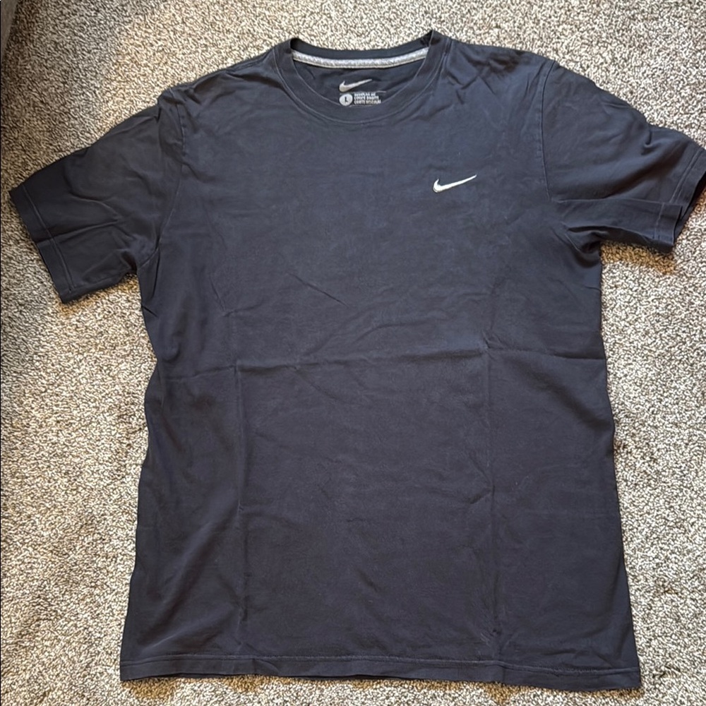 Nike Black Short Sleeve Tees Minimalist Design